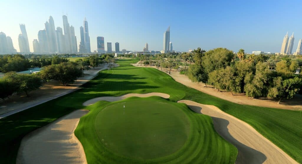 Golf in Dubai - Majlis Golfplatz im Emirates Golf Club