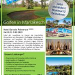 Gruppenreise Marokko: Golfen in Marrakesch – 04.03.–11.03.2023